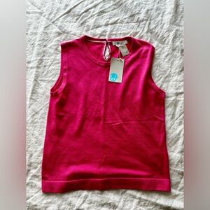 Boden Sleeveless Sweater - Hot Pink Knit Tank - NEW NWT - Women’s Medium M